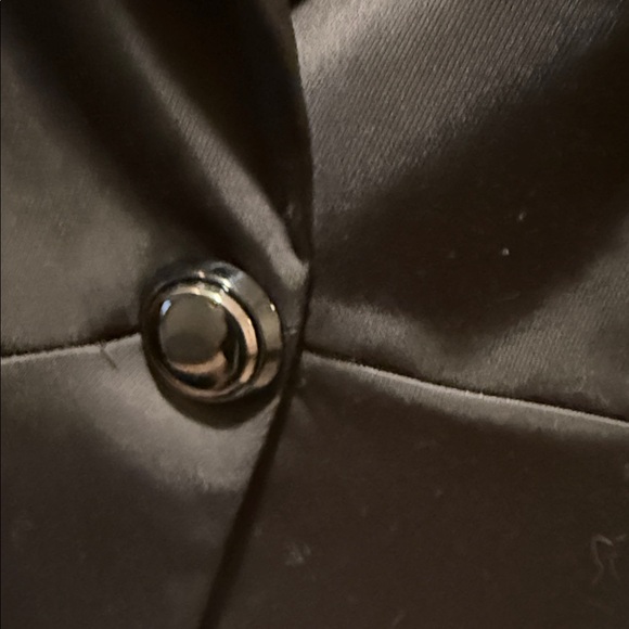 Mango Suit Sleek Black Jacket and Skirt - Picture 4 of 7